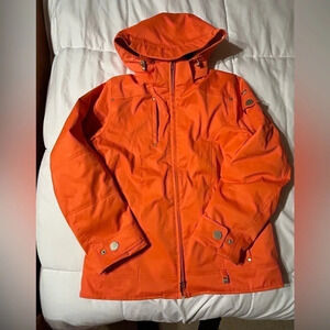NILS Emily Orange  Ski or Snowboard Jacket EUC size 12